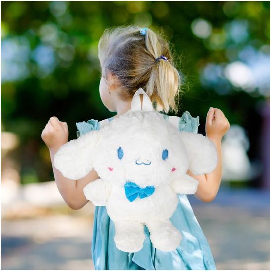 Plyšový batůžek bílý Králíček