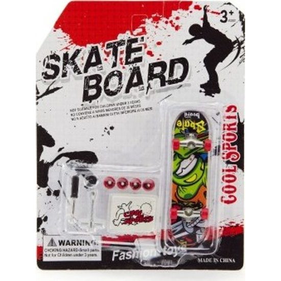 Skateboard prstový šroubovací s doplňky - mix druhů