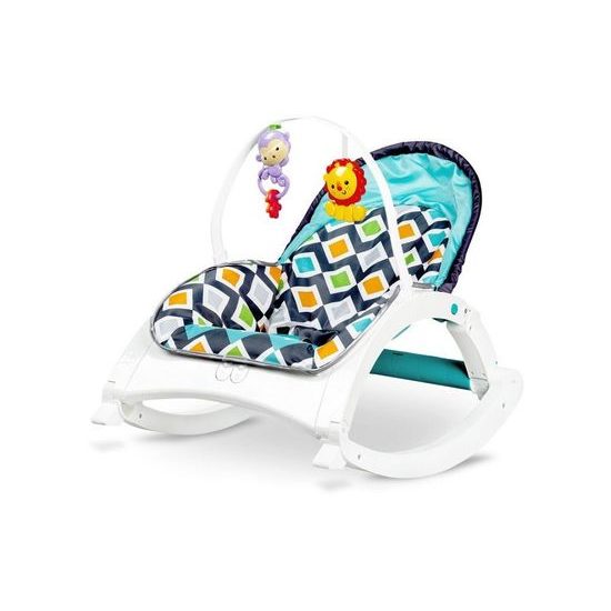 Ecotoys kojenecké lehátko 3v1 s vibracemi a hudbou Animal 8