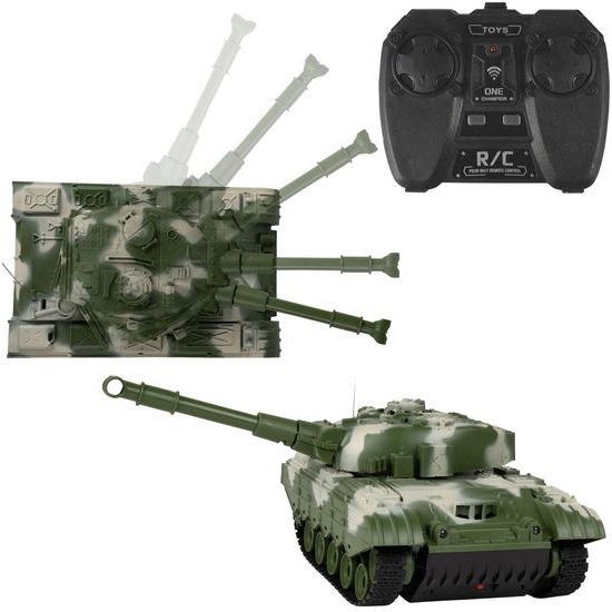 Vojenský tank na dálkové ovládání Battle Tank maskovaný