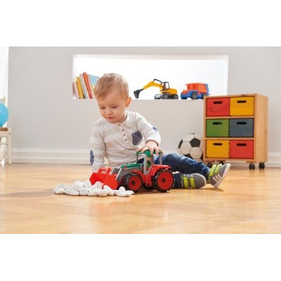 Auto Truxx traktor nakladač s figurkou