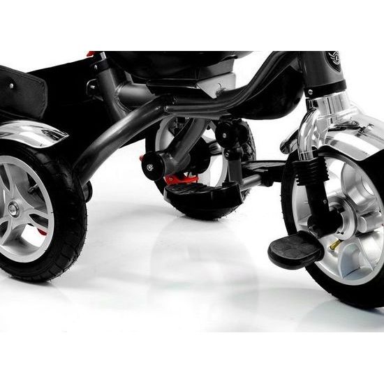 Majlo Toys multifunkční tříkolka s nafukovacími koly PRO500 modrá