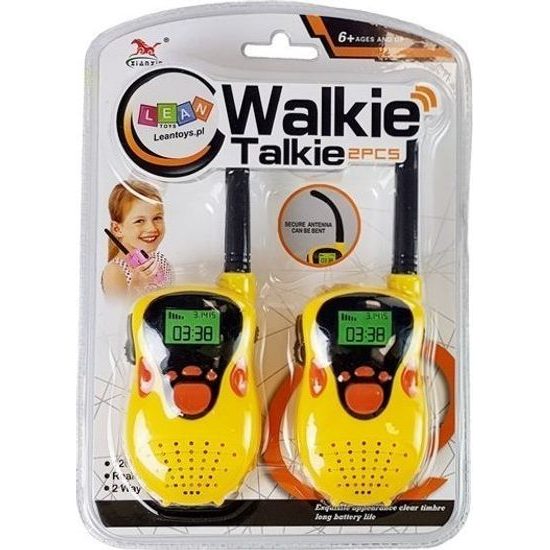 Vysílačky pro děti s dosahem 100 m žluté