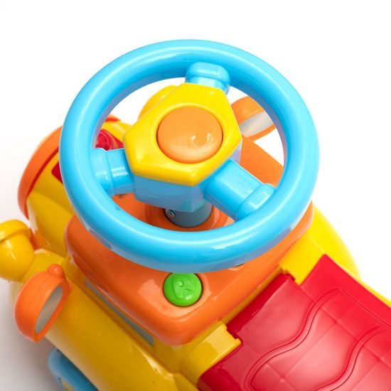 Baby Mix dětské odrážedlo Vláček se zvukem žluté