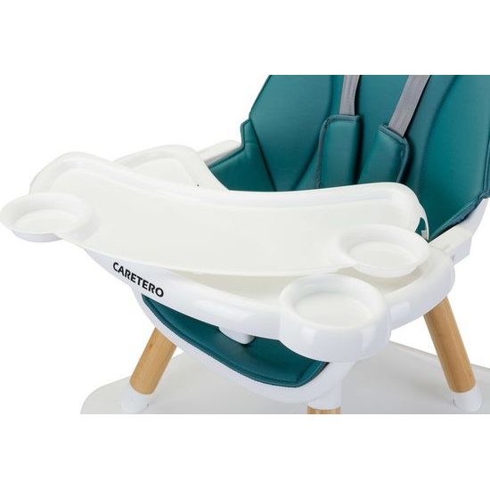 Jídelní židlička TUVA DARK GREEN