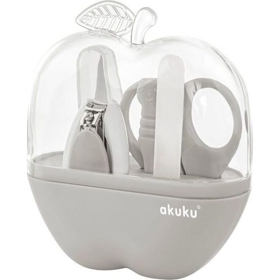 Dětská sada na manikúru Akuku Apple šedá