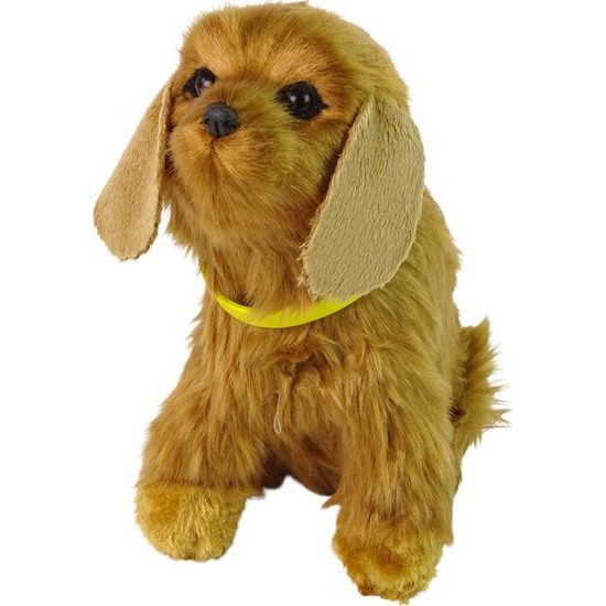 Interaktivní plyšový pejsek - kokršpaněl