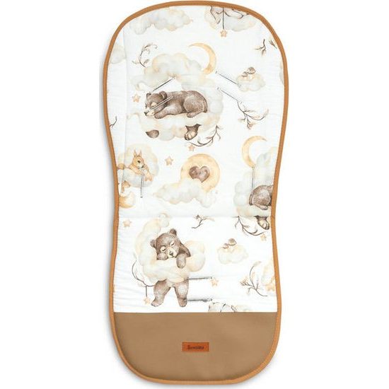 Oboustranná podložka do kočárku Sensillo Velvet - Sladké sny