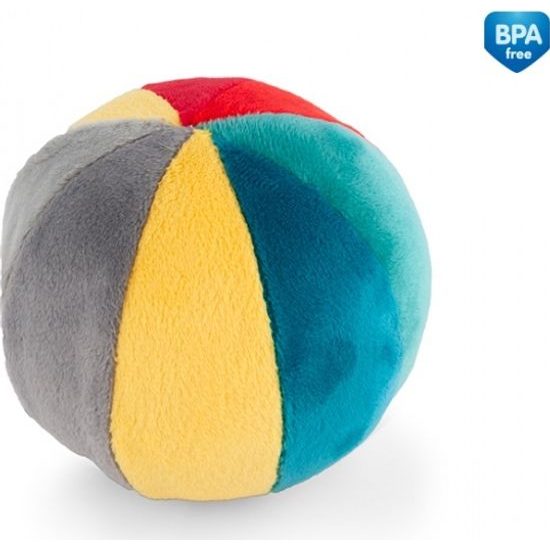 Canpol Babies Canpol babies Plyšový edukační míček s rolničkou - vícebarevný