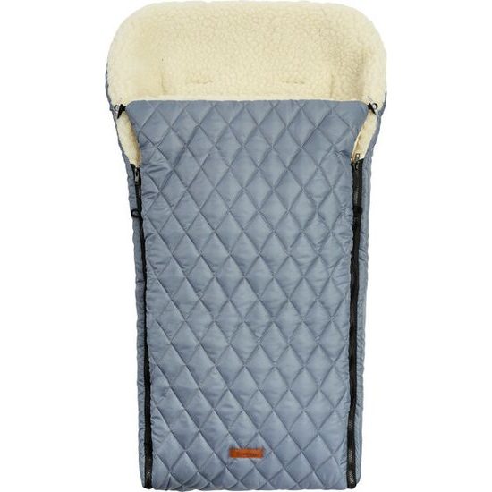 Zimní fusak do kočárku vlna/ grafitová