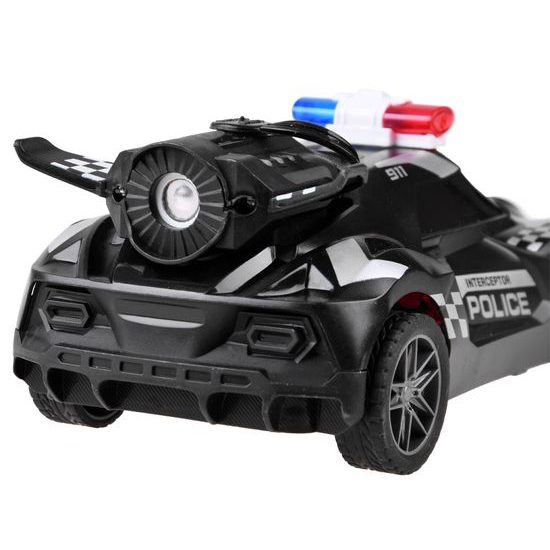 Policejní autíčko na dálkové ovládání s kouřovým efektem Spray Car