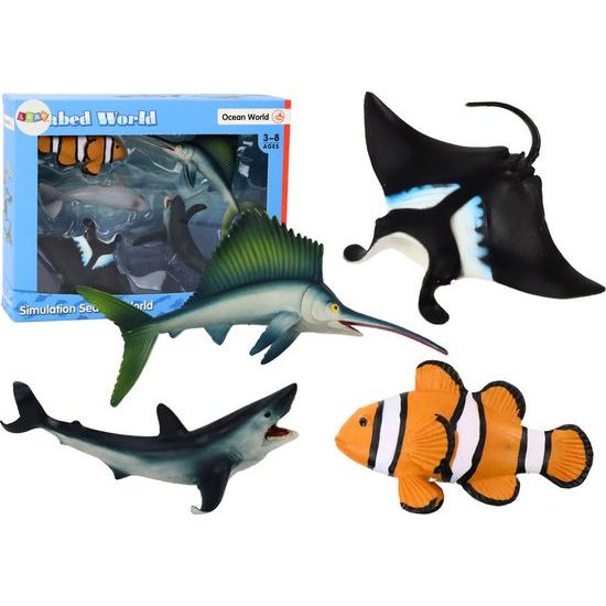 Sada figurek mořských zvířat 5 ks