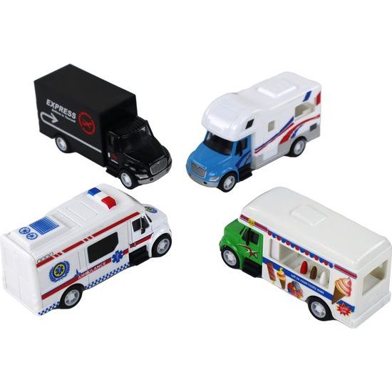 Sada 4 autíček na setrvačník