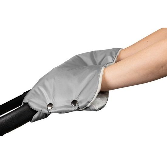 Sensillo Rukávník na kočárek Minky šedý