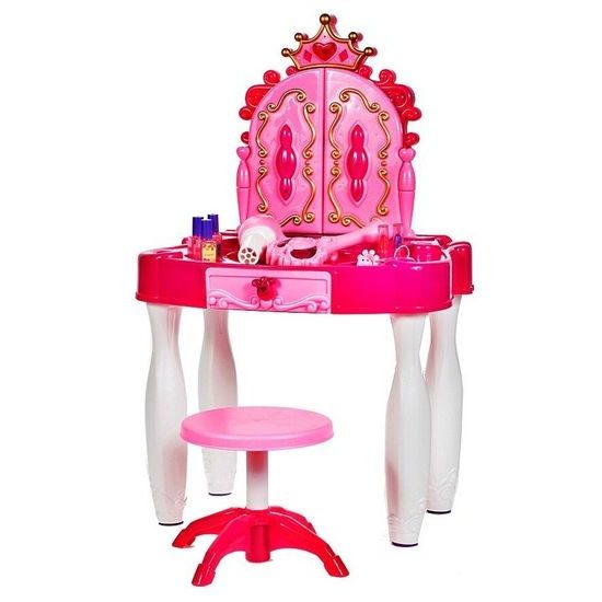 POŠKOZENÝ OBAL Doris dětský toaletní stoleček Kouzelné zrcadlo