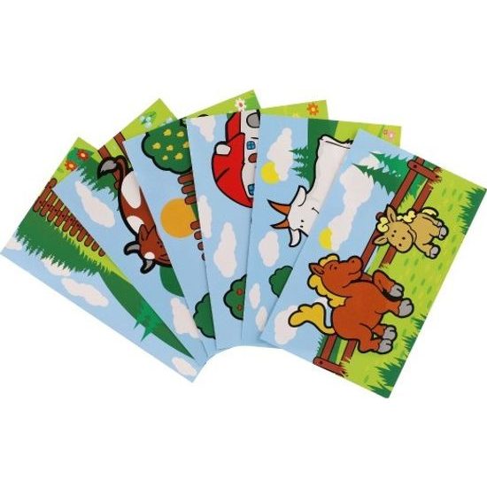 Dřevěné kostky - Moje první zvířátka 15ks