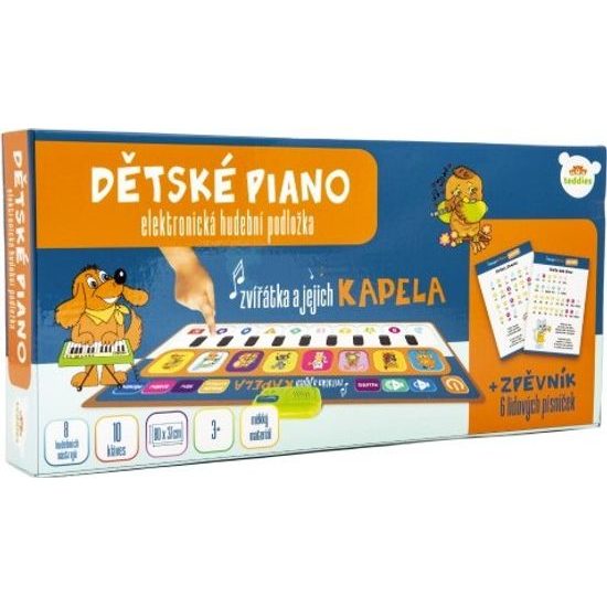 Elektronická hrací podložka pianko Zvířátka