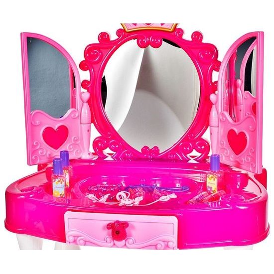 POŠKOZENÝ OBAL Doris dětský toaletní stoleček Kouzelné zrcadlo