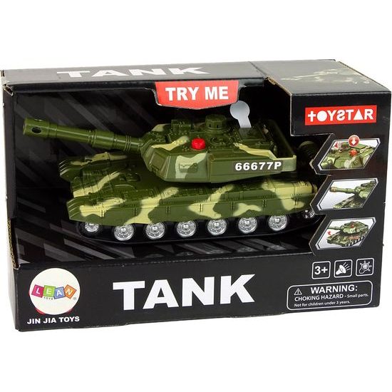 Tank se světlem a zvukem TryMe Tank