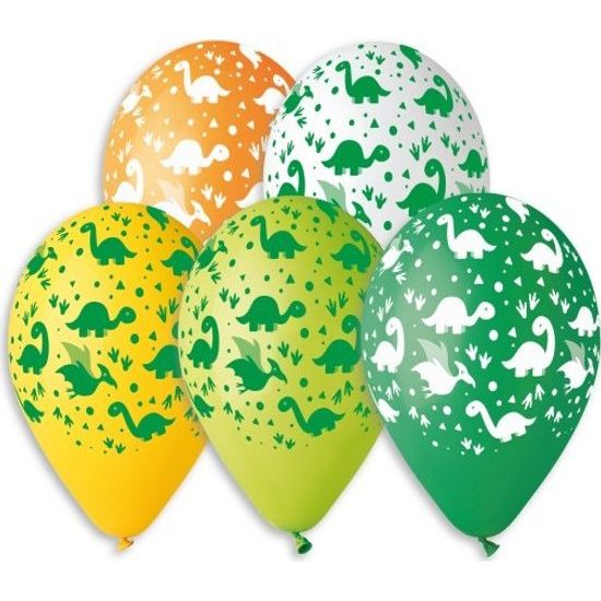 Balonek/Balonky nafukovací dinosaurus 5 ks