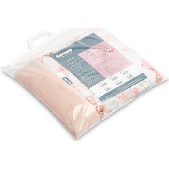 Mušelínová sada do kočárku, Víly růžová