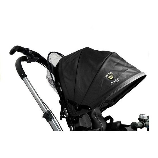 ROZBALENO Majlo Toys oboustranná tříkolka s nafukovacími koly PRO700 černá