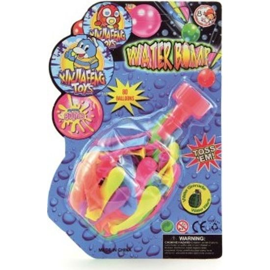 Vodní bomby 80ks s nástavcem na kohoutek