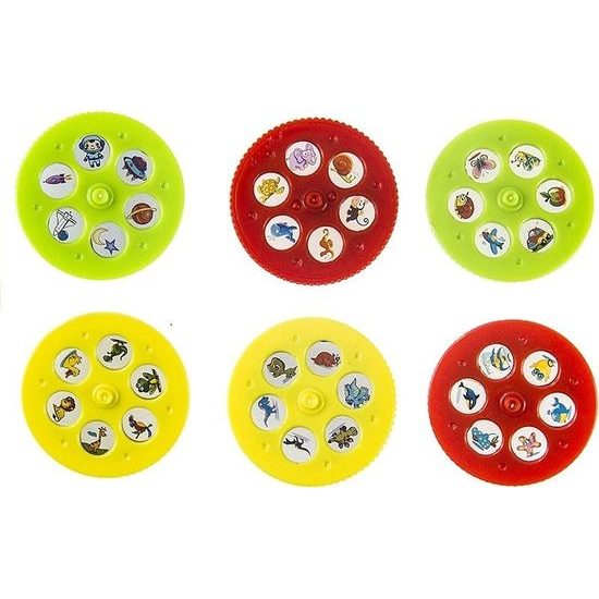 Dětský projektor ve tvaru rakety + 36 obrazových vzorů