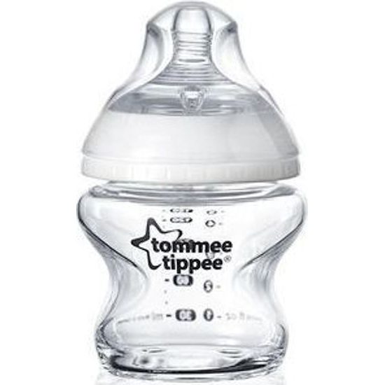 Tommee Tippee kojenecká láhev C2N skleněná bílá 250ml