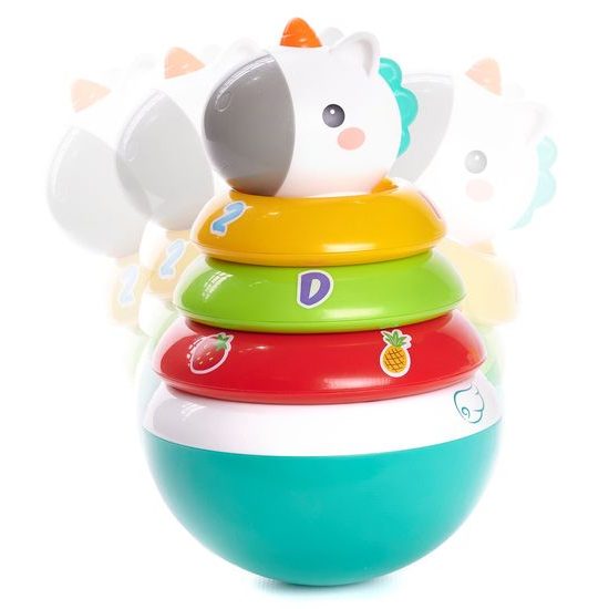 Huile Toys edukační jednorožec pro nejmenší Roly Poly Unicorn
