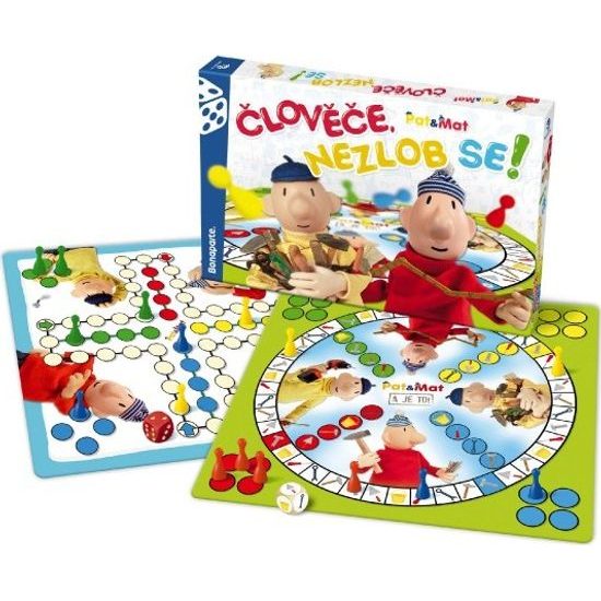 Člověče, nezlob se! Pat a Mat 2v1 společenská hra
