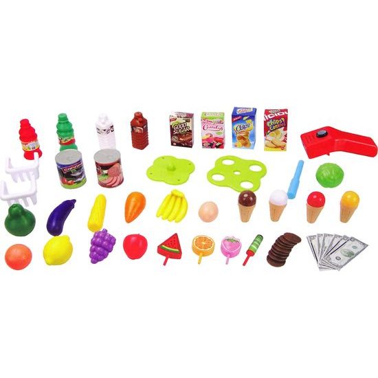 Dětský Supermarket Scanner + Potraviny