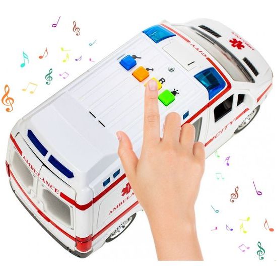 Sanitka se světly a zvuky City Rescue 1:16