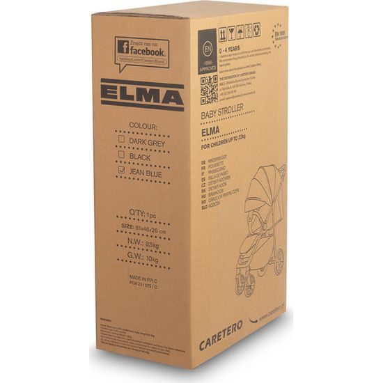 Dětský sportovní kočárek Elma blue