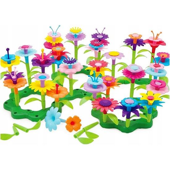 Doris dětská stavebnice zahrádka s dráhou 99 dílků Garden Building