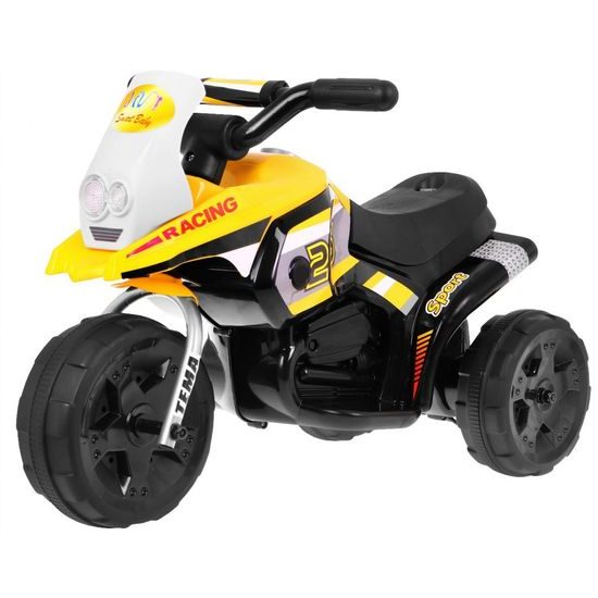 Majlo Toys dětská elektrická minitříkolka Sport Trike černo- žlutá