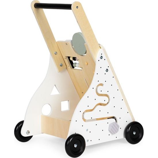 MALÁ VADA Ecotoys dřevěné edukační chodítko s cimbálkami