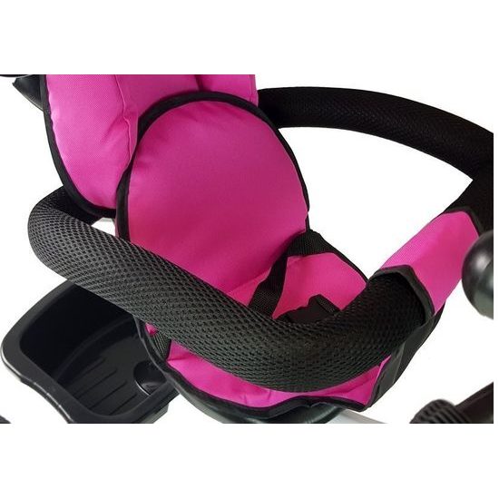 Dětská tříkolka s otočným sedadlem PRO300 růžová