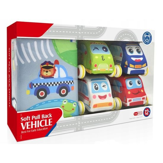 Haunger měkká autíčka s podložkou a setrvačníkem Soft Vehicle