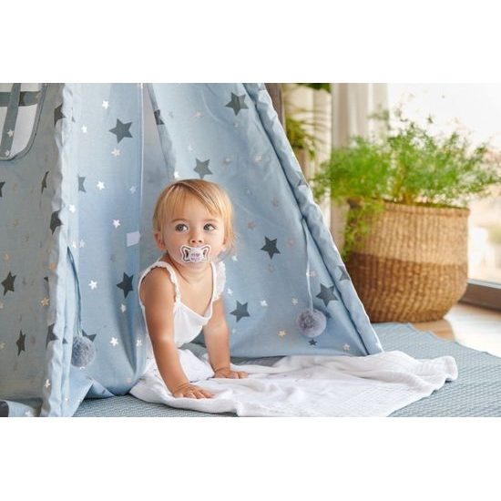 Silikonový dudlík Physio Light 2m, 2ks růžový