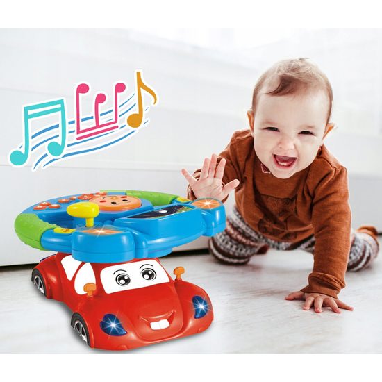 Interaktivní volant se zvuky a světly Steering Wheel