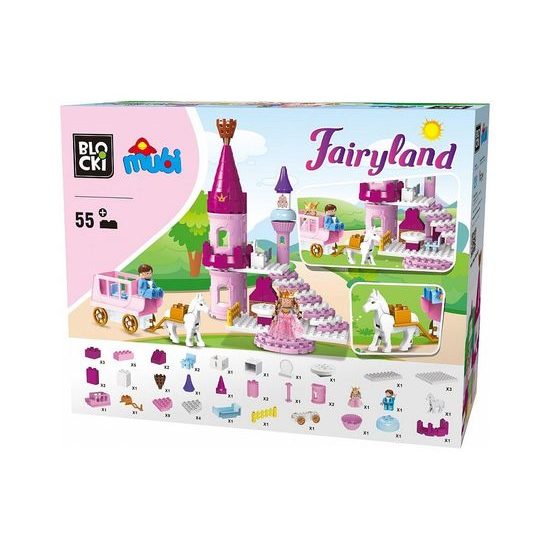Blocki Mubi stavebnice Pohádkový zámek 55 dílů
