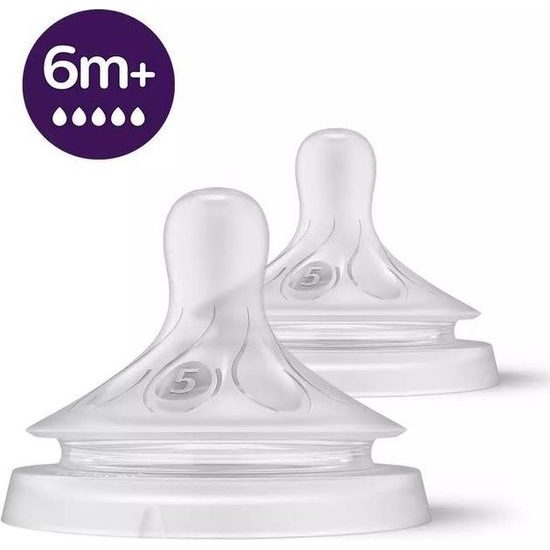 Philips Avent náhradní savičky 3.0 Natural 5-rychlostí průtoku