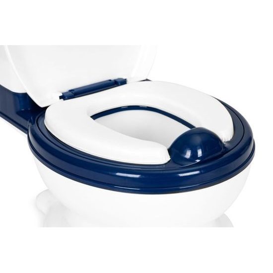 Ecotoys dětský nočník modro-bílý