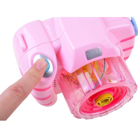 Majlo Toys bublifuk na baterie Fotoaparát růžový