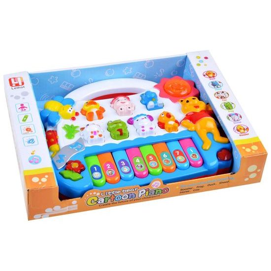 Dětské klávesy se zvířátky Cartoon Piano