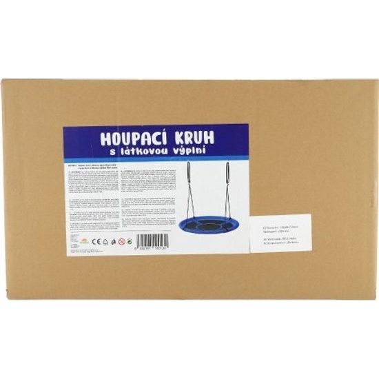 Houpací kruh modrý 80 cm - látková výplň