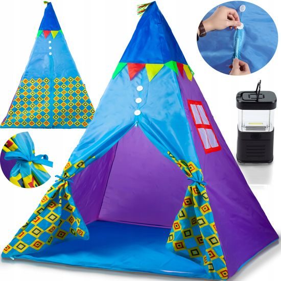 Dětský indiánský stan Indian Tent s lampičkou