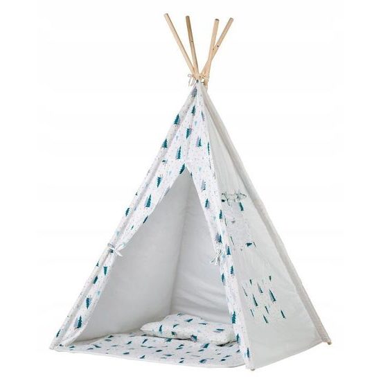 Ecotoys detský indiánsky stan teepee nebeský les