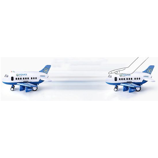 Interaktivní letadlo se světly a zvuky Police Airplane II